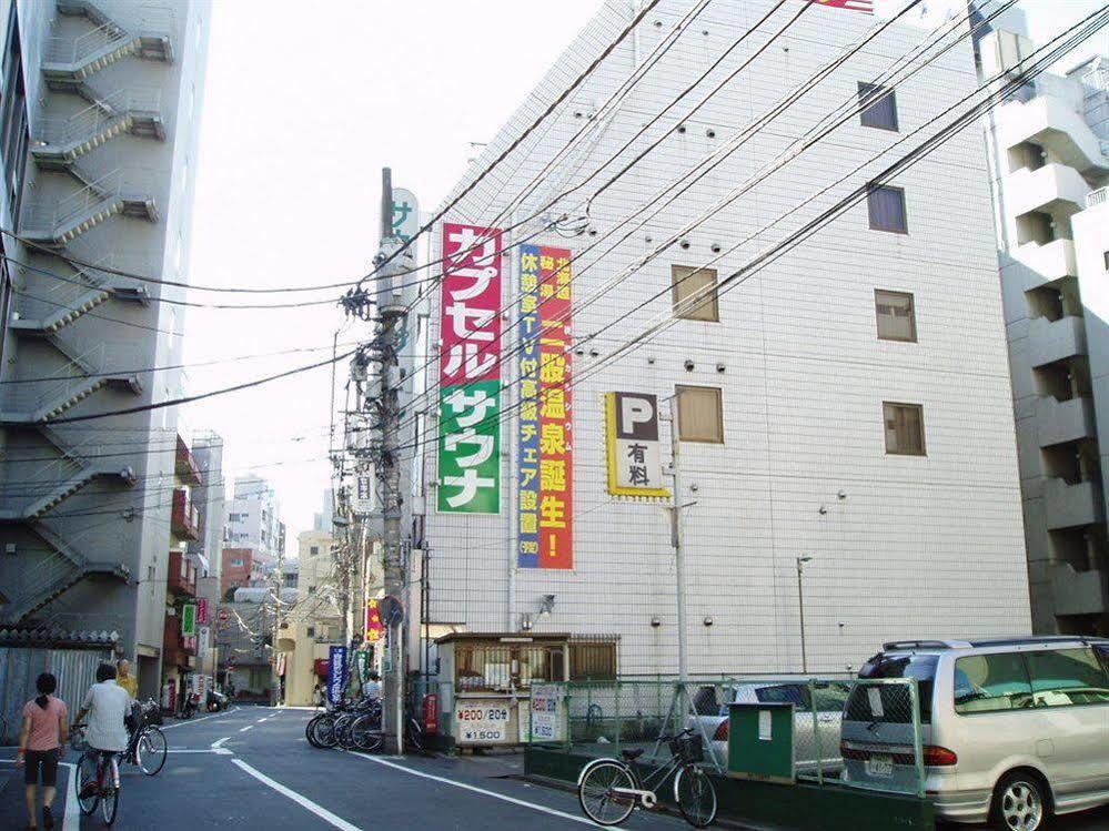 Capsule Hotel & Sauna Ikebukuro Plaza Токіо Екстер'єр фото